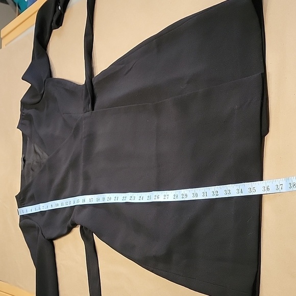 J. Crew Size 00 Black Long Sleeve Wrap Dress, Excellent Used Condition - Picture 11 of 14